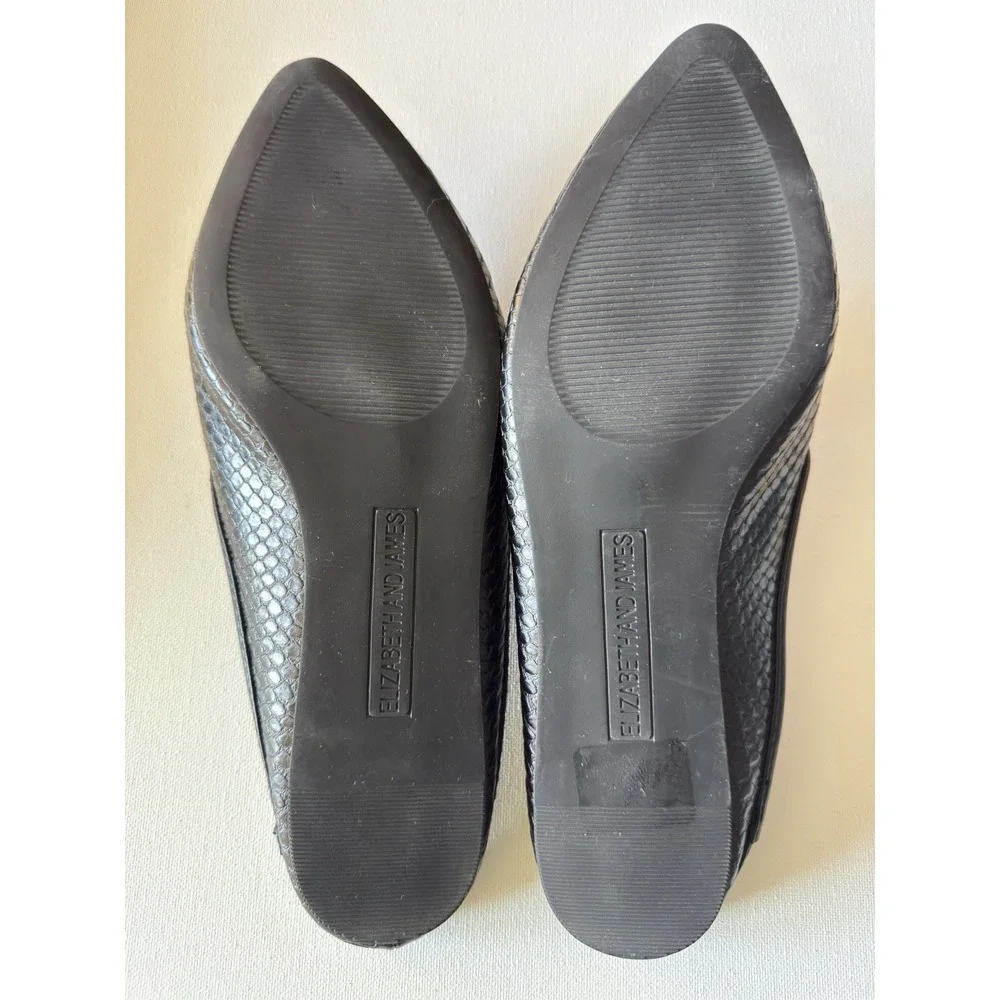 Elizabeth And James Women's Black Slip On Shoes Size 9M